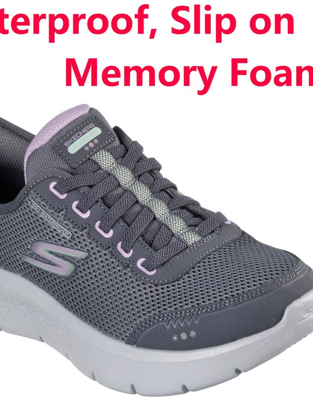 Brand New Skechers Women's Slip-ins GO WALK Flex Shoes - Waterproof, Memory Foam